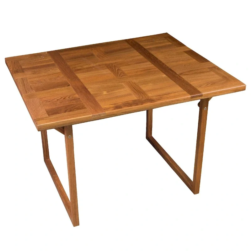 Folding Teak Puzzle Table