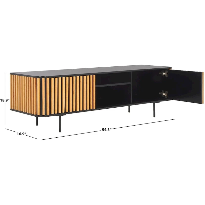 2 Door 2 Shelf Media Stand - 54Wx17Dx19H