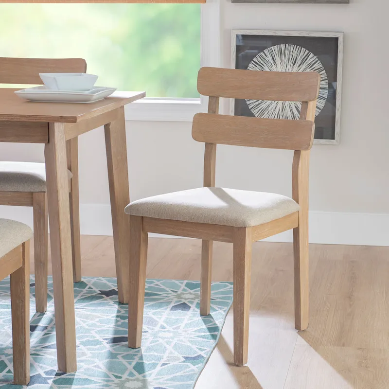 Dolan Solid Wood Farmhouse Dining Side Chair (Set of 2)