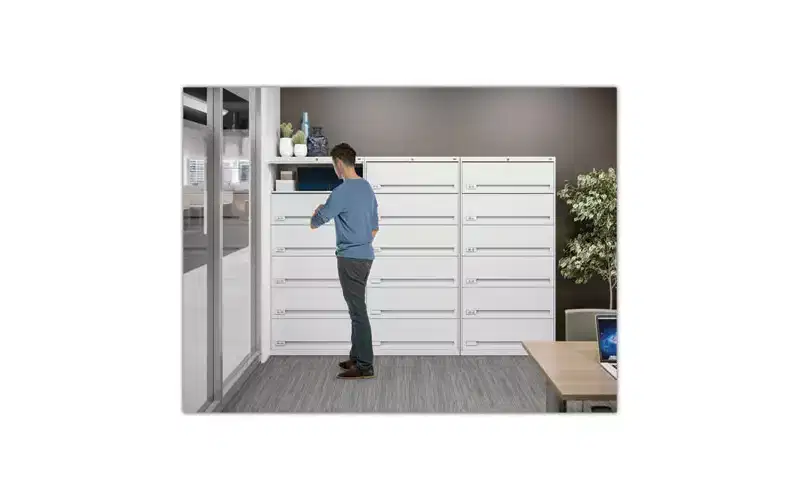 6-Shelf Steel Lateral File Cabinet End-Tab Legal Letter 36