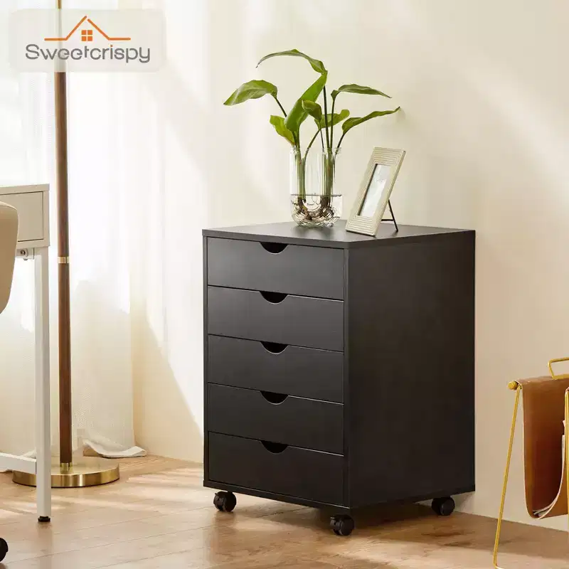 Office, Bedroom, Home Mobile Organizer Drawers, Storage Cabinet Dressers with Wheels