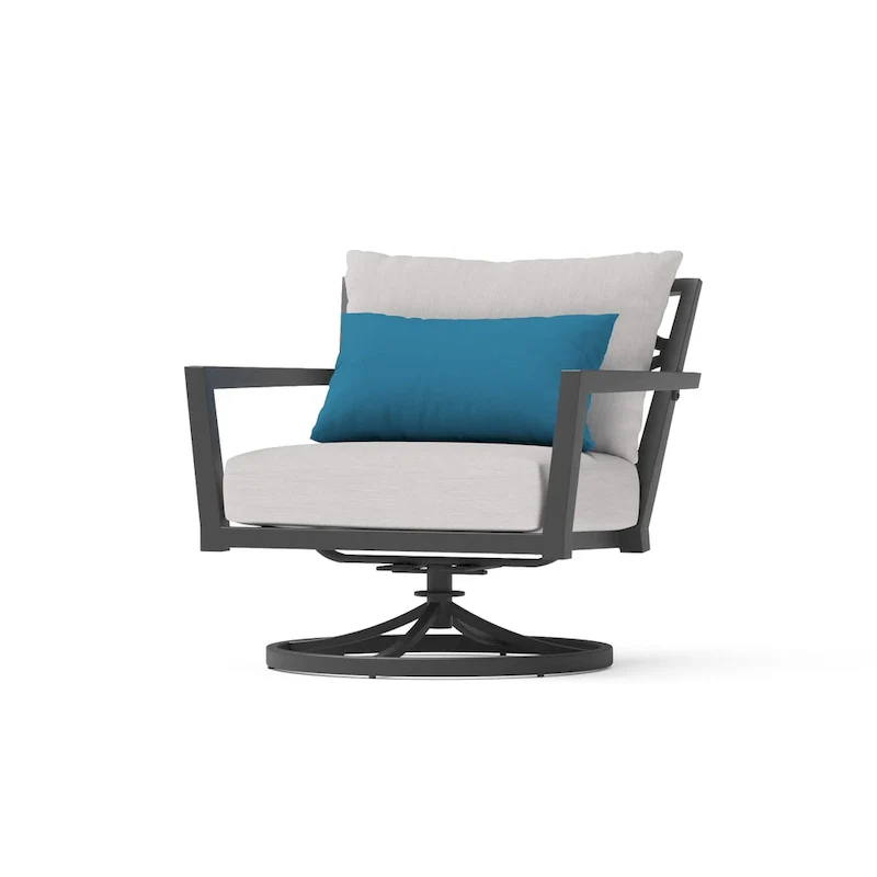 Venetia 2 Piece Sunbrella Outdoor Patio Motion Club Chair