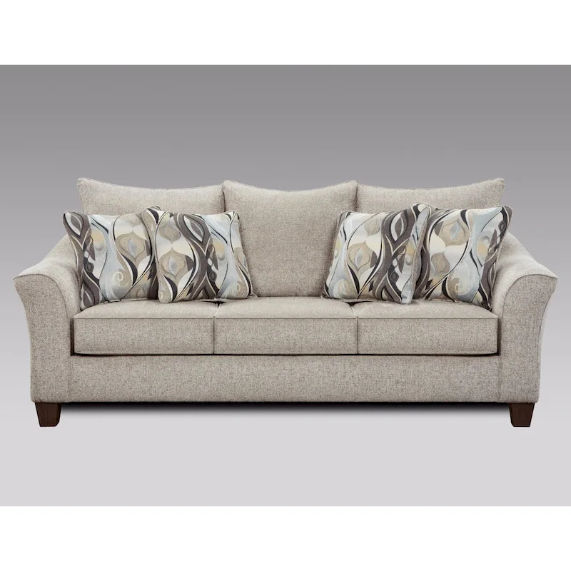 Fabric Pillowback Sofa