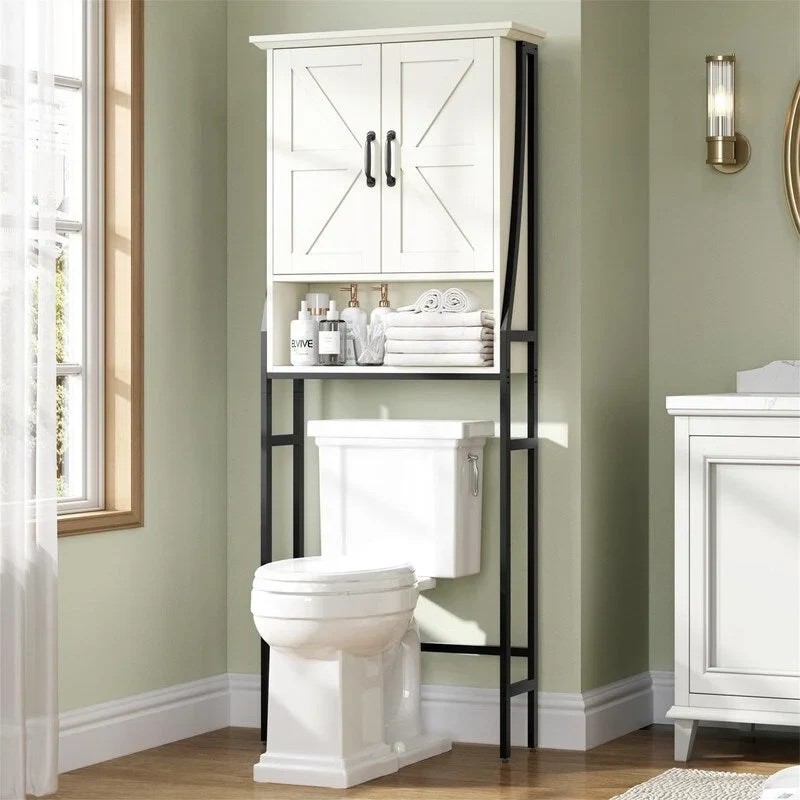 Over the Toilet Storage Cabinet - 8.5D x 25W x 69H
