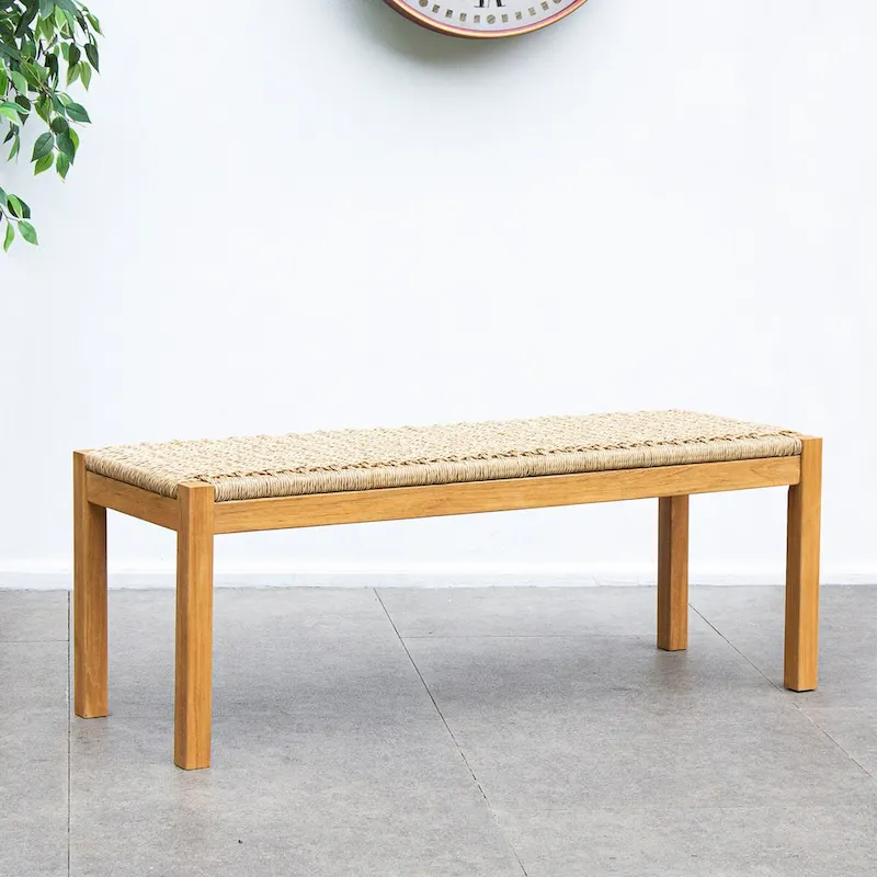 Cambridge Casual Paxton 5-piece Teak Outdoor Dining Set - Honey Twist Wicker