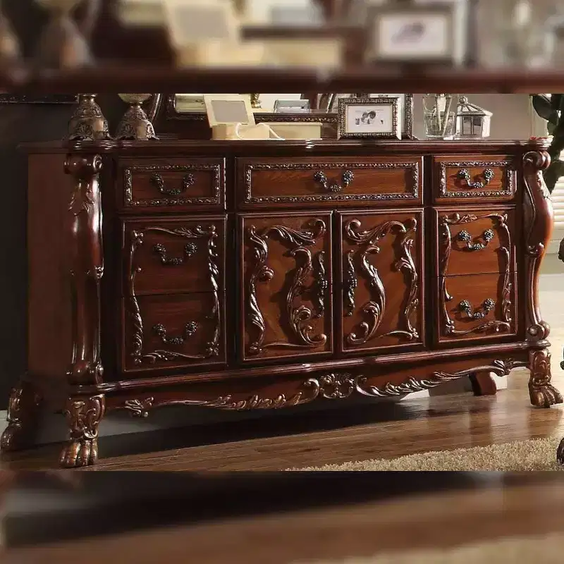 Acme Furniture Dresden Dresser Cherry Oak Finish
