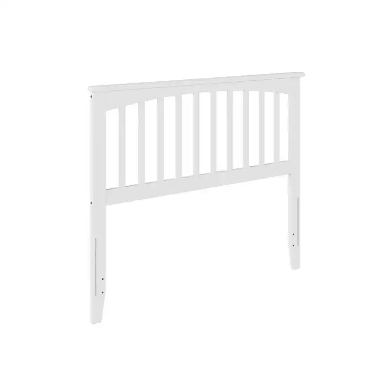 Full Mission Headboard, Wood Frame with Spindles, Satin Stained Finish