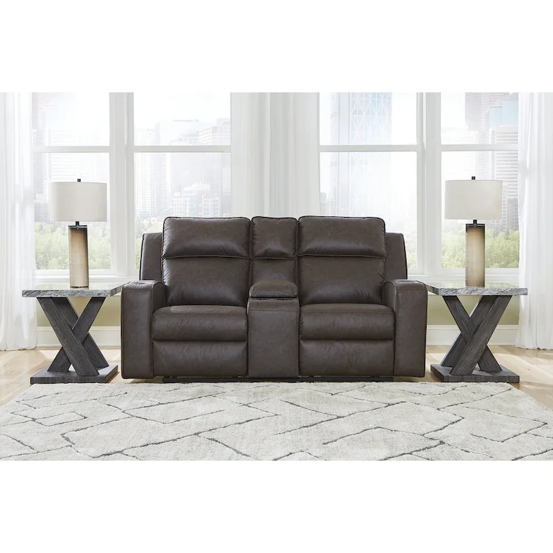 Reclining Loveseat with Console - 77W x 42D x 43H