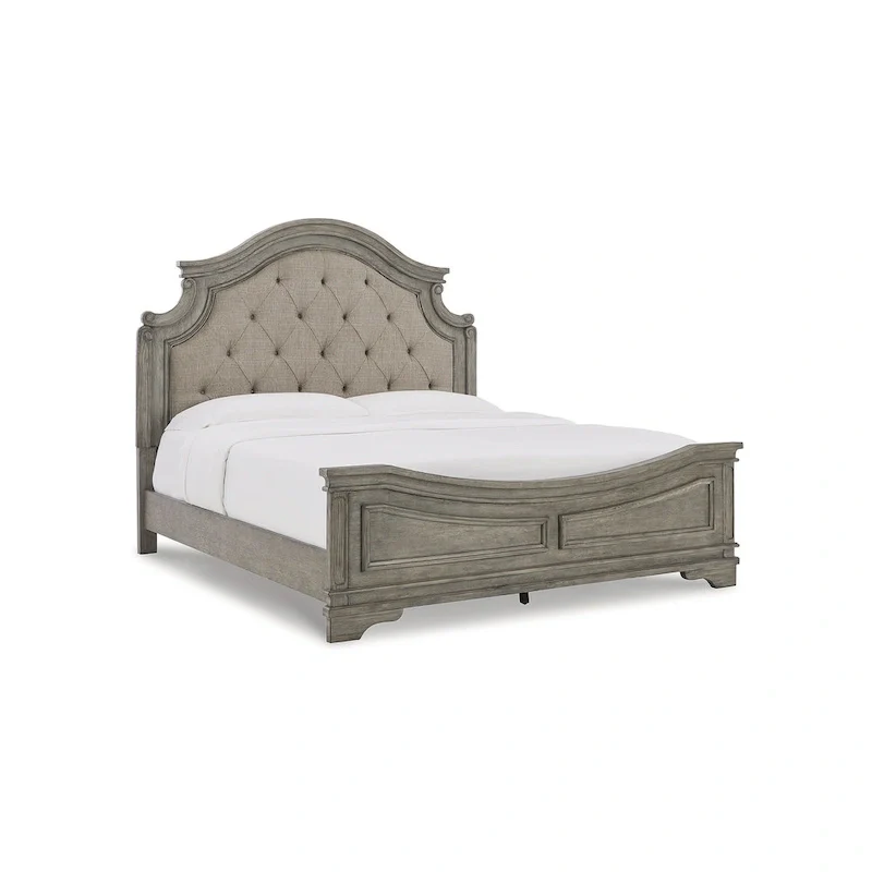 Lodenbay Antique Gray Panel Bed