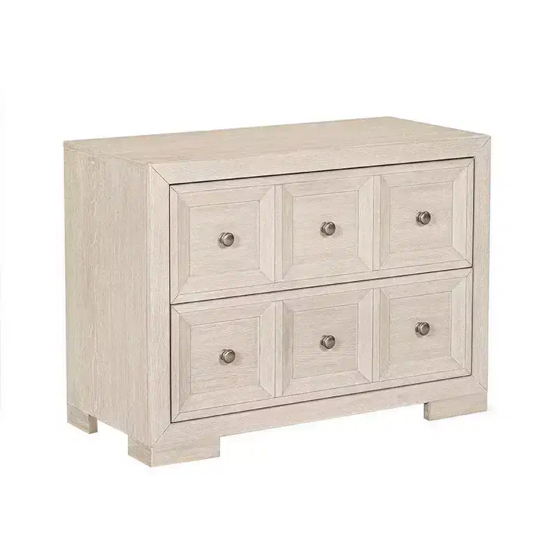 Royal Hampton Oversized Nightstand | USB A-C | 2 Drawers | 38 Inch