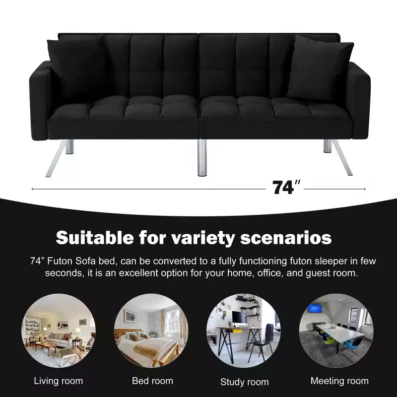 Modern Upholstered Loveseat Couch Sofa or Living Room