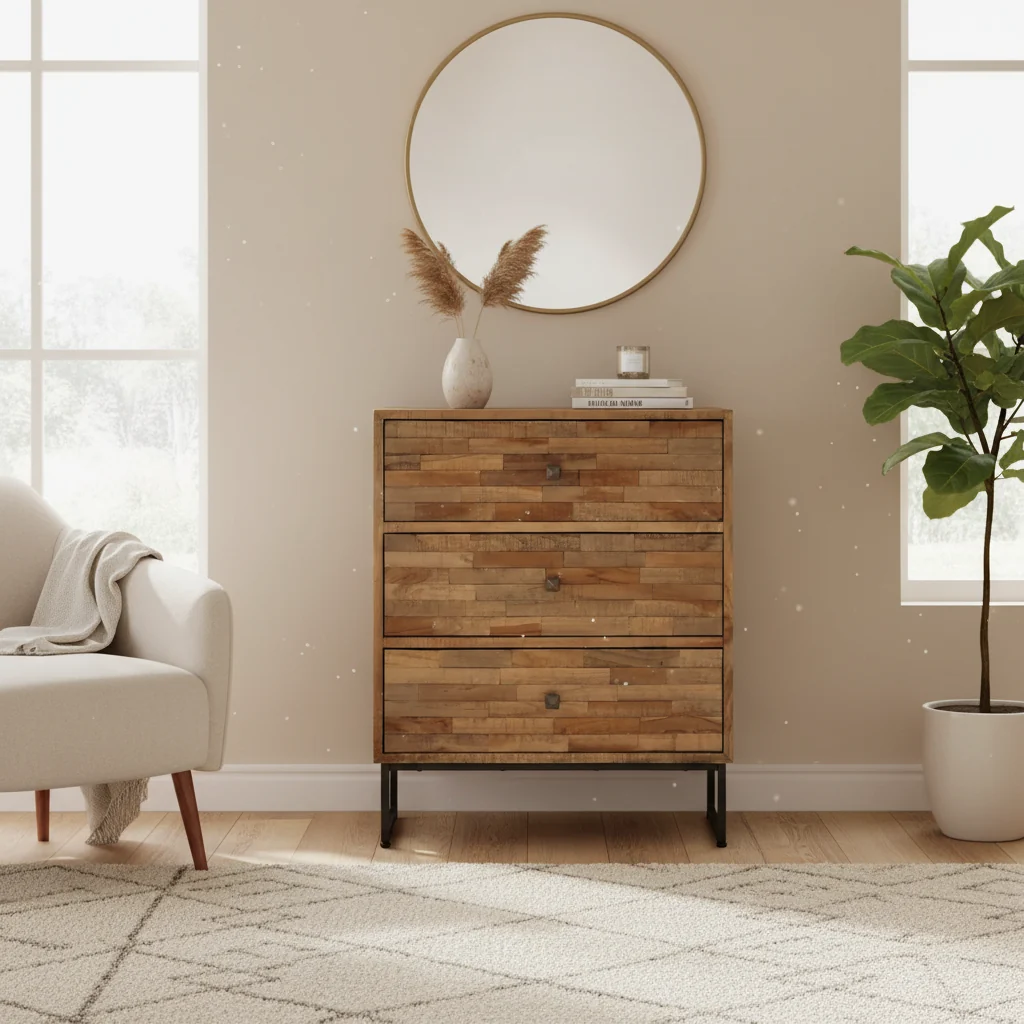 Reclaimed Teak Wood Sideboard 23.6x11.8x29.5