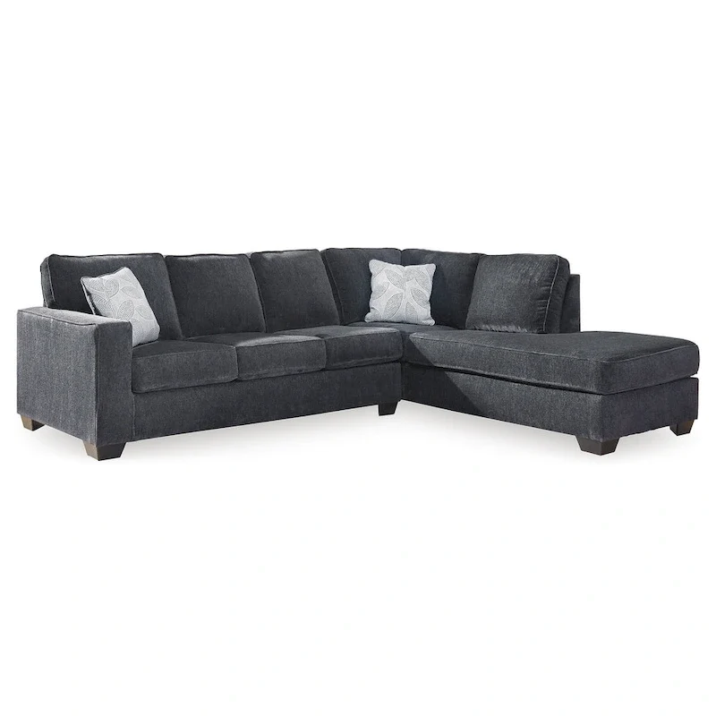 2-Piece Sleeper Sectional Sofa with Chaise | Pull-Out Bed | Upholstered | Living Room