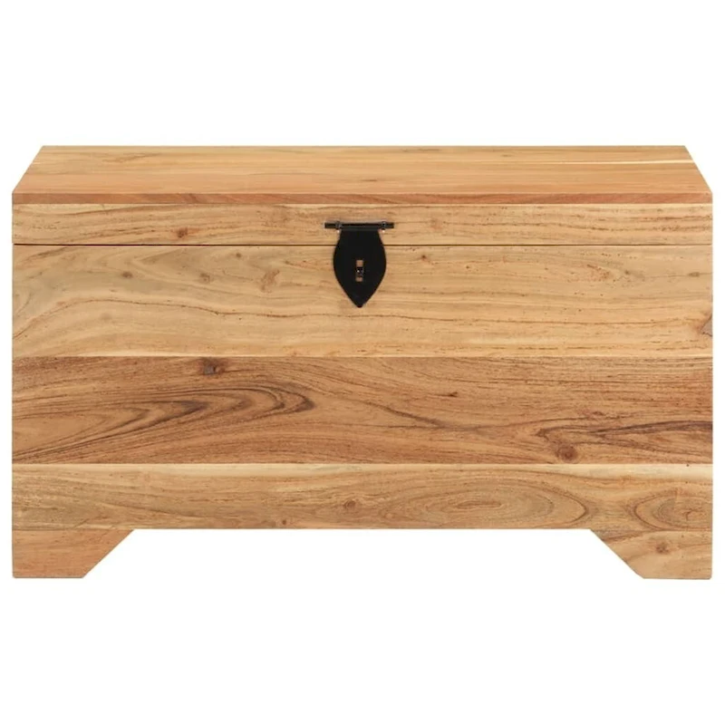 vidaXL Storage Chest Solid Acacia Wood - 28.7 x 15.4 x 16.1